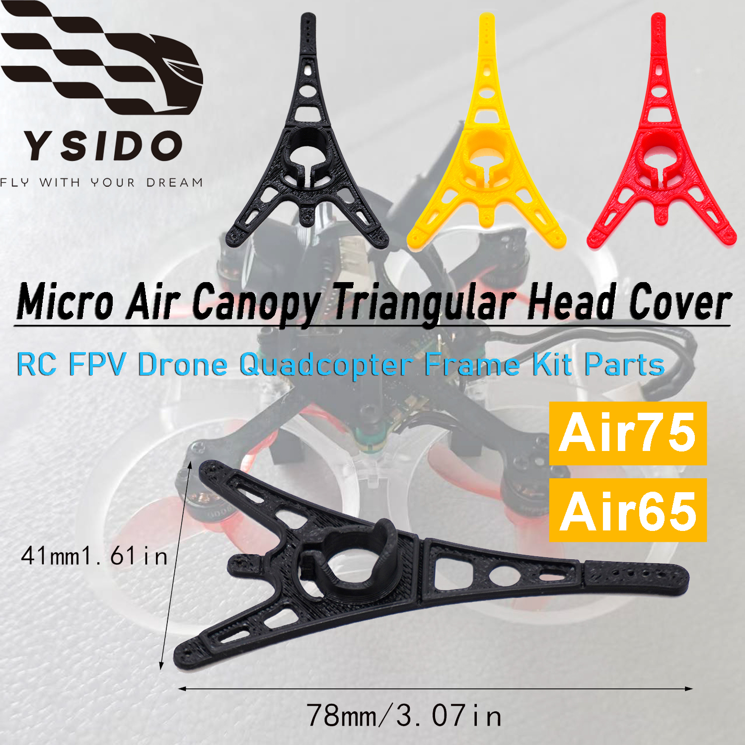 Micro Fpv Quad - YSIDO Micro Air Canopy Triangular Head