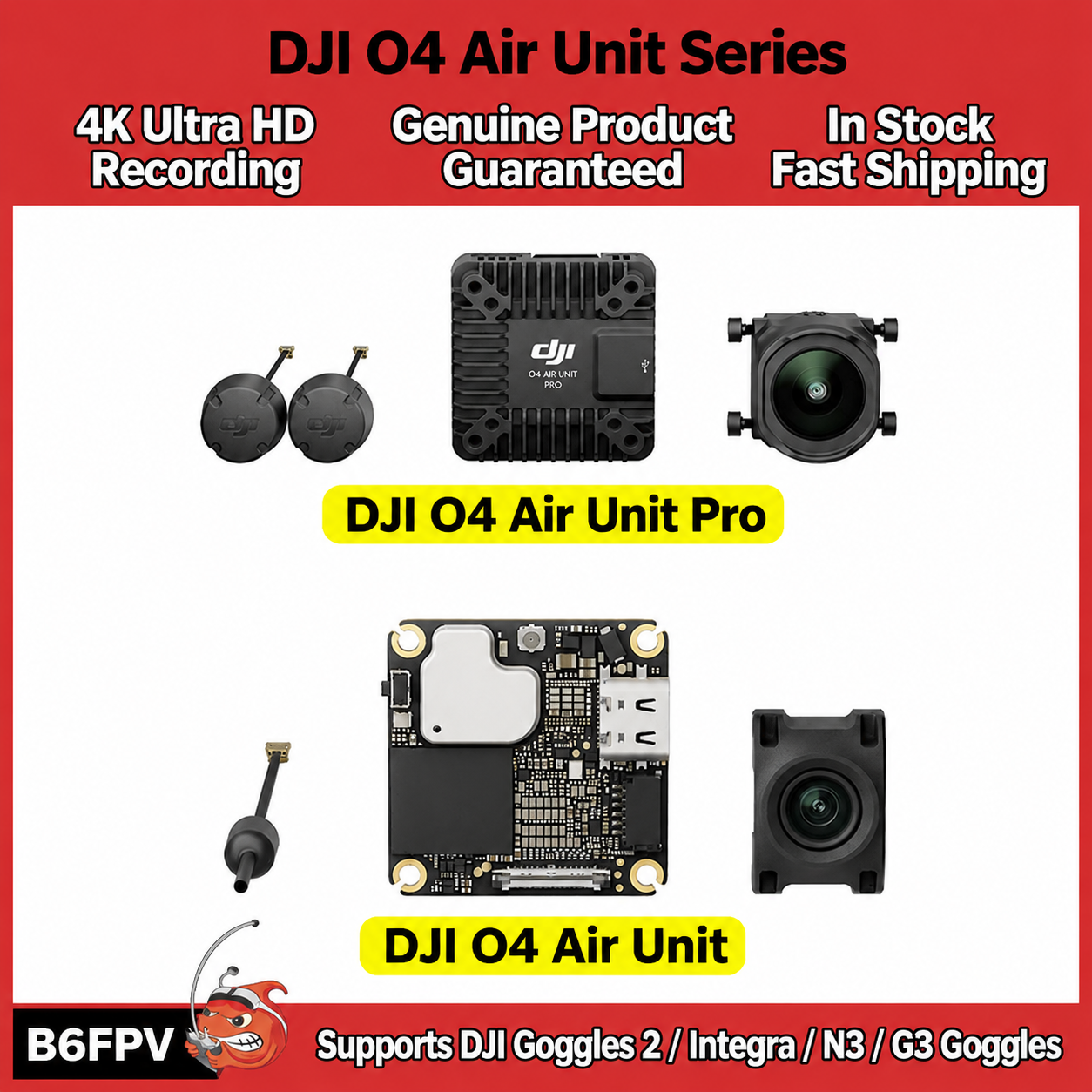 Drone Rc Control - DJI O4 Air Unit Series Flagship