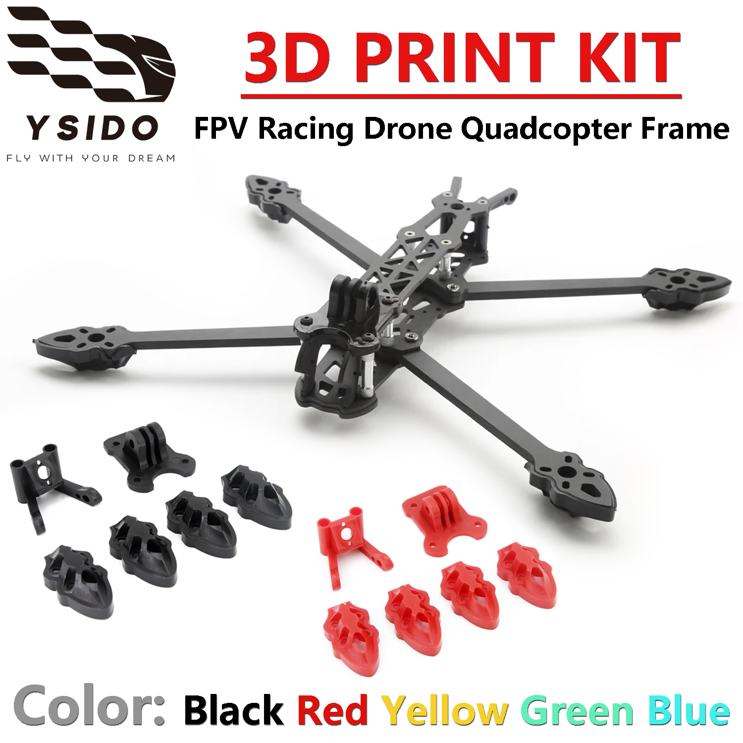 Mark4 5inch / 7inch FPV Frame  - 3D Printed Drone Part 리뷰 및 가격