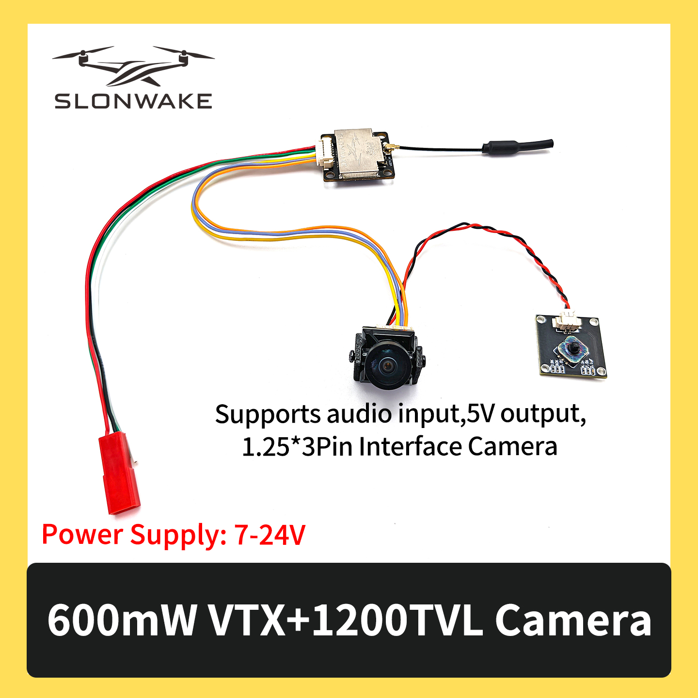 SLONWAKE 5.8G 600mW 7-24V FPV  - Drone Rc Receiver And Transmitter 리뷰 및 가격