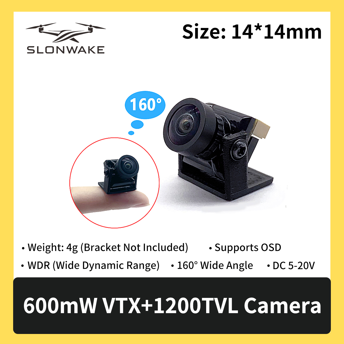 SLONWAKE 5.8G 600mW 7-24V FPV  - Drone Rc Receiver And Transmitter 리뷰 및 가격