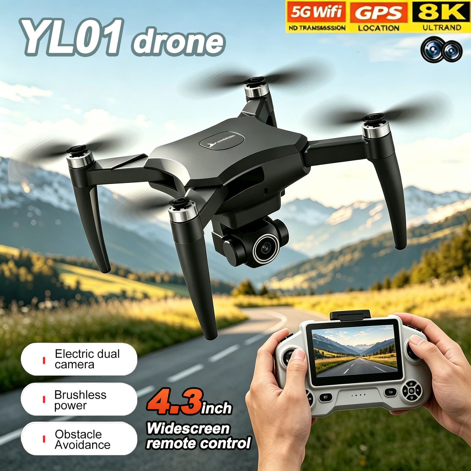 Mini Drone GPS Professional 8K - Drone Avion Rc 리뷰 및 가격