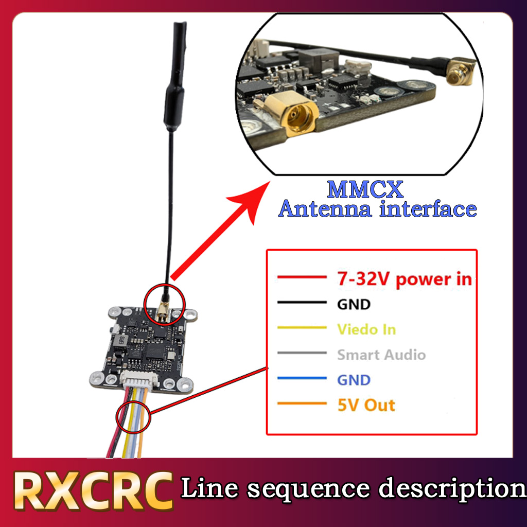 RXCRC 5.8G Module 48CH 1.6W VT - Drone Rc Receiver And Transmitter 리뷰 및 가격