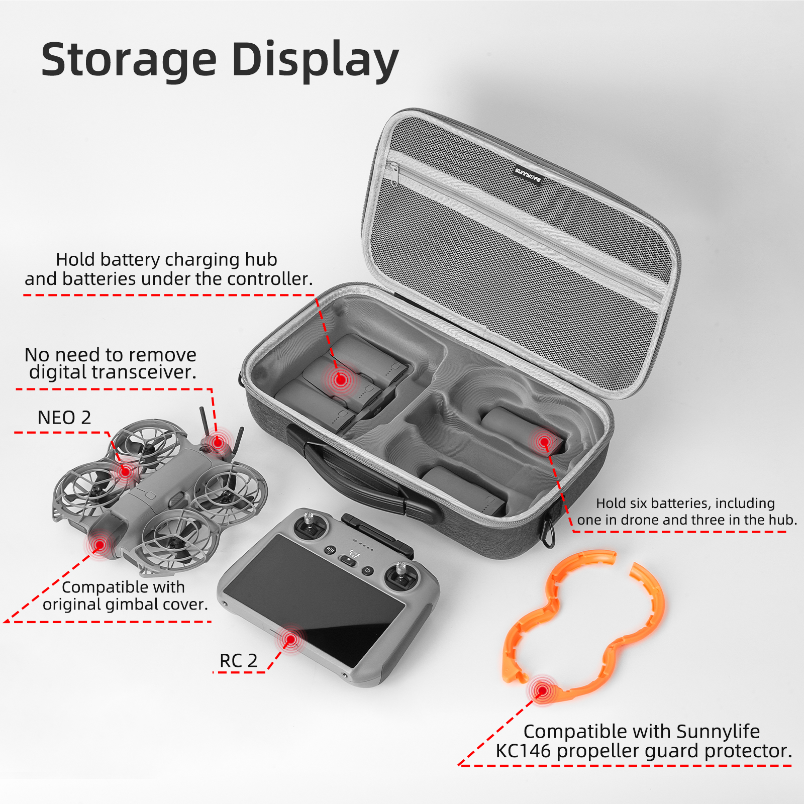 Portable Carrying Case For DJI - Drone Rc Cover 리뷰 및 가격