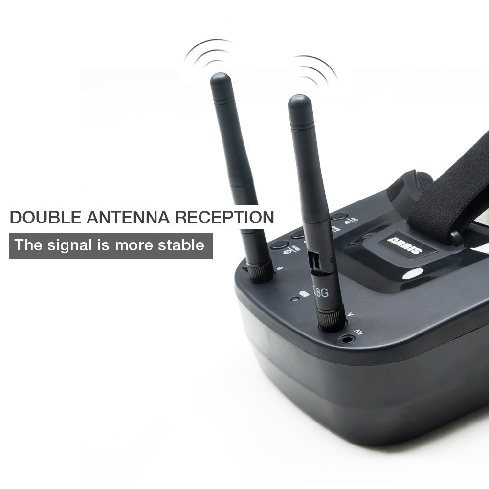 VR009 5.8G FPV Goggles 40CH 3  - Fpv Goggles Headset 리뷰 및 가격