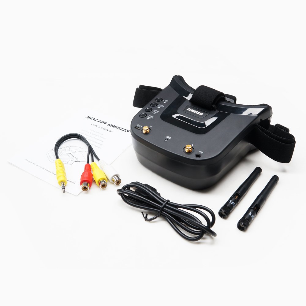 VR009 5.8G FPV Goggles 40CH 3  - Fpv Goggles Headset 리뷰 및 가격