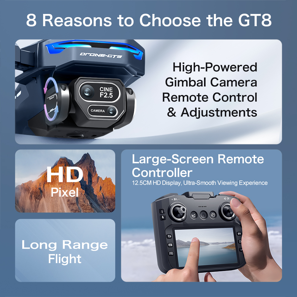 GT8 Mini Drone 8K WiFi GPS Pro - Drone Rc S156 리뷰 및 가격