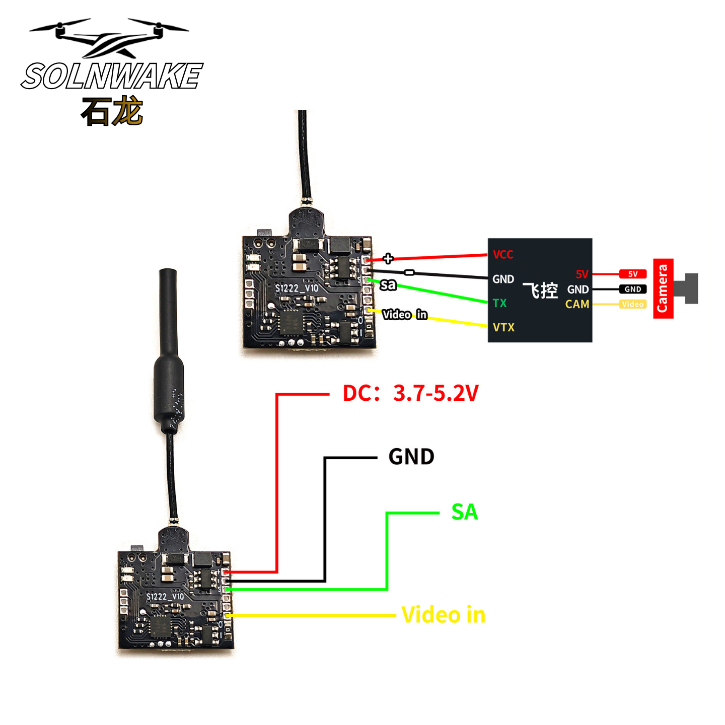 SLONWAKE Nano 5.8G 48CH 200mW  - Drone Rc Receiver And Transmitter 리뷰 및 가격