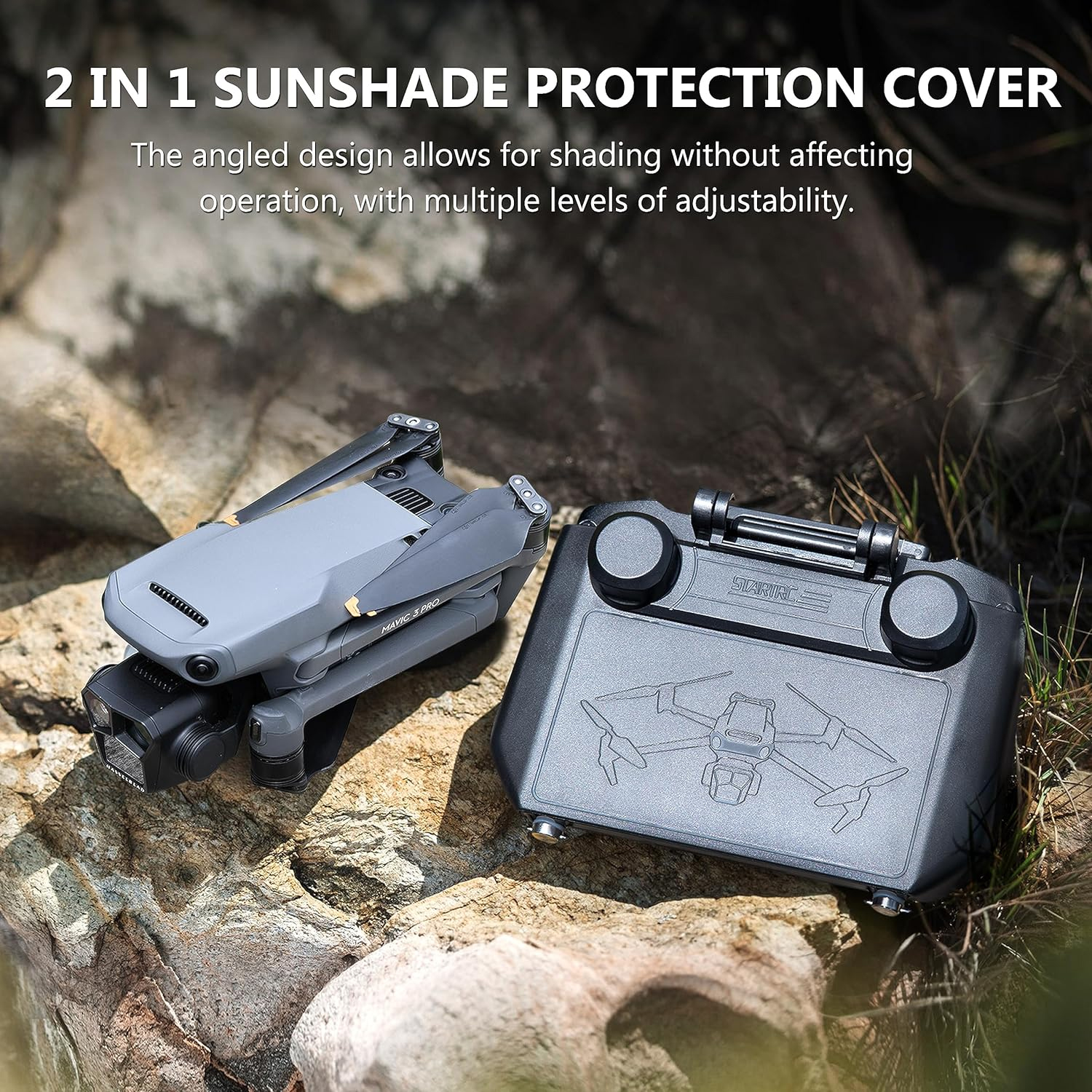 2-in-1 Sun Hood & Joystick Cov - Drone Rc Pro 2 리뷰 및 가격