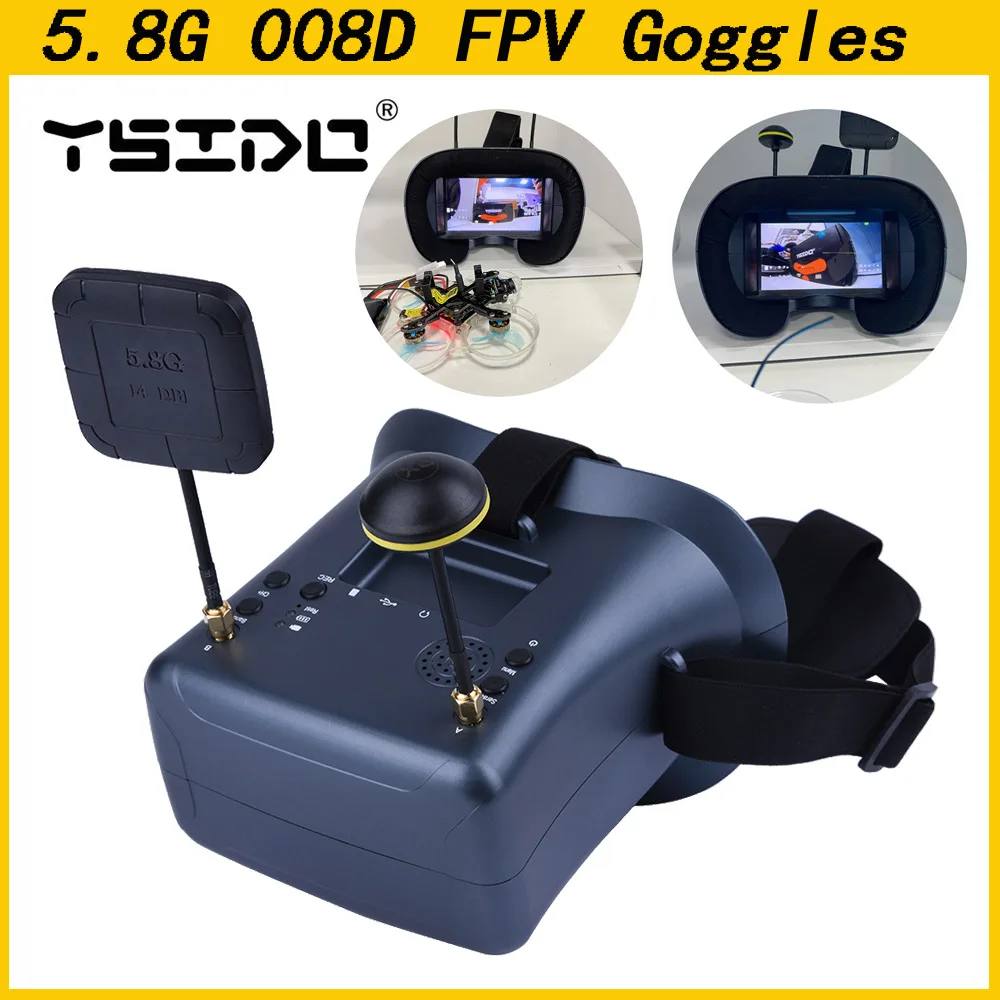 5.8G 40CH 4.3 Inch 800*480 Vid - Fpv Goggles Headset 리뷰 및 가격