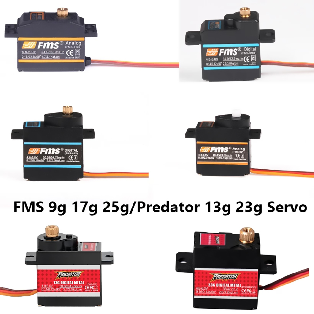 FMS Servo 9g 17g 25g 13g 23g P - Drone Avion Rc 리뷰 및 가격