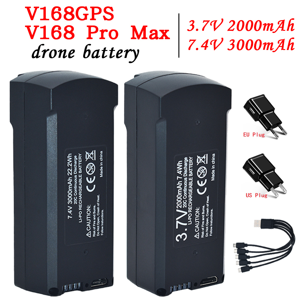 GPS V198 7.4V 3000mAh Battery  - Drone Rc Pro 2 리뷰 및 가격